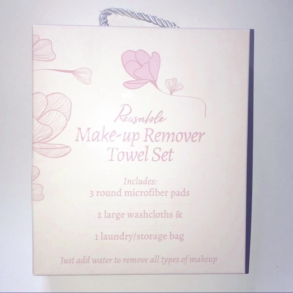 Reusable Microfiber Makeup Remover Set